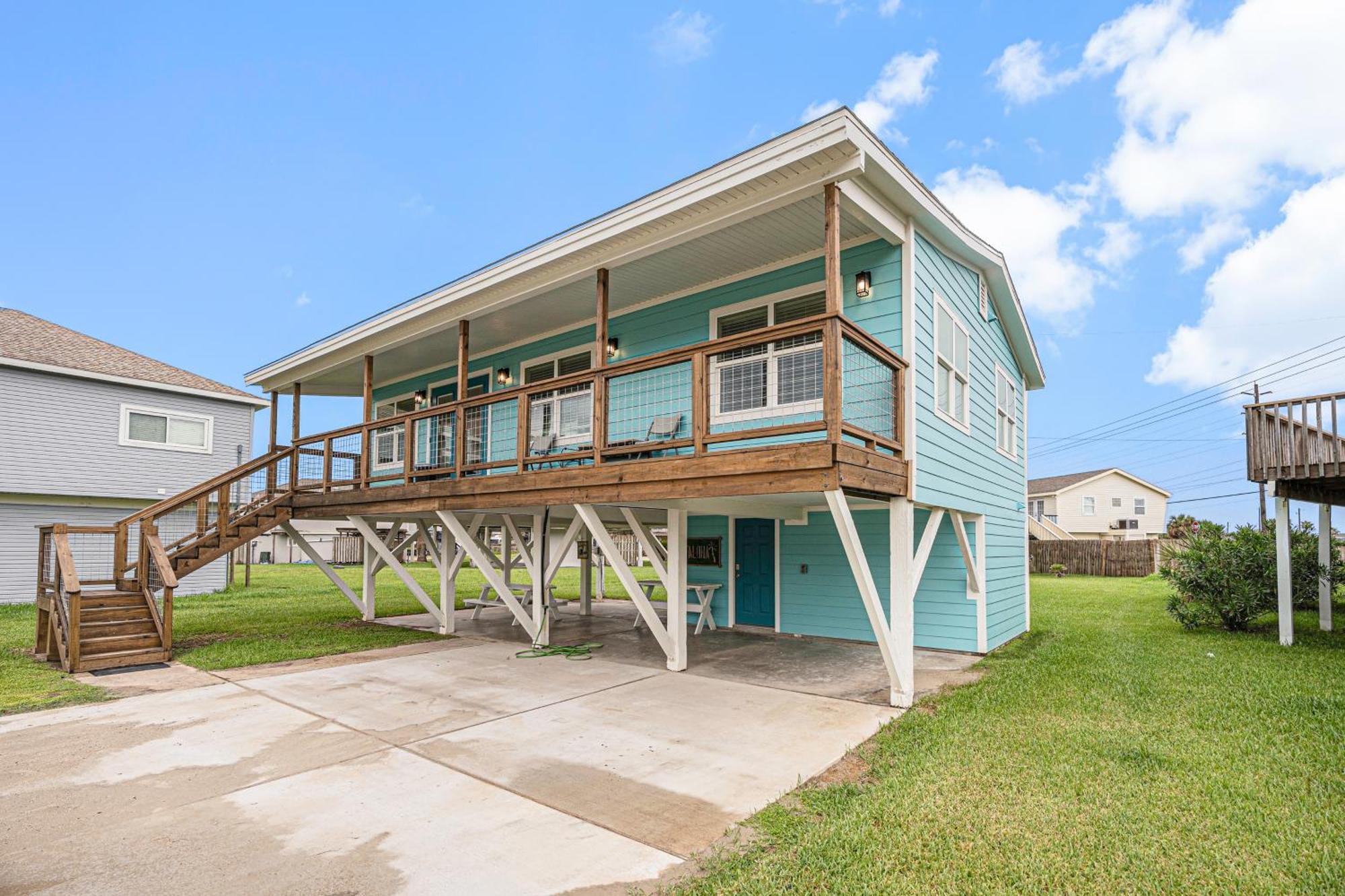 Seaside Cottage Galveston Buitenkant foto